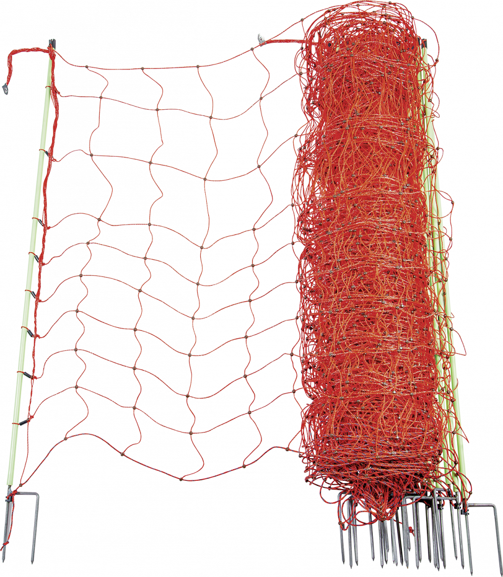 klif Op de kop van Wakker worden Schrikdraadnet tegen wolven 120 cm hoog, dubbele punt, 50 meter |  Landbouwwinkel.nl, dé agrarische webshop