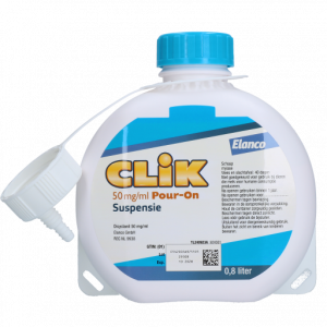Clik 5% Pour-On REG NL URA 0,8 l
