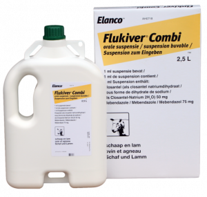 Flukiver Combi 50 mg/ml + 75 mg/ml REG NL URA 2,5 l