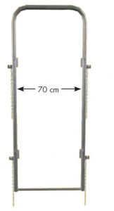 Frame voor drijfgang, 0,88 x 2,05 mtr. verzinkt