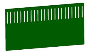 zijwand met openingen 1,20 x 3,00 m, PATURA kalverbox zonder contactopening 10 x 29 cm