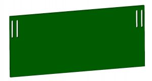 Gesloten zijwand, 300 x 5 x 120 cm (L x B x H) voor de Patura kalverbox