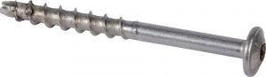 Betonschroef M6 x 80 mm RVS, 100 stuks/pak