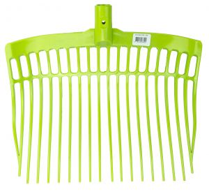 Mestvork kunststof lime green zonder steel