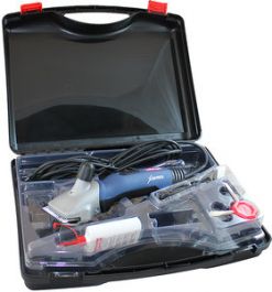 KNEIZER Paardentondeuse, met verwisselbare messen, stil en trillingsarm, gemoedsrust voor het paard, geschikt voor alle vachtsoorten en lichaamsdelen, onderhoudsvrij KNEIZER Paardentondeuse, met verwisselbare messen, stil en trillingsarm, gemoedsrust voor het paard, geschikt voor alle vachtsoorten en lichaamsdelen, onderhoudsvrij