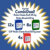 Melkrobot reiniging CIP 12+8+4 cans Agrivet COMBIDEAL
