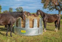 Ronde veiligheids hooiruif voor paarden, 12 plaatsen veiligheidsvoerhek