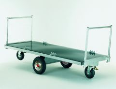 Voerwagen / Strowagen met middenas, 100 cm