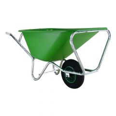 Groene stal kruiwagen Fort 160 liter, GROEN