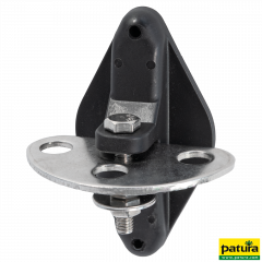 Poortgreepisolator 3-voudig, kunststof rvs-plast met 3 aansluiting (50 stuk/ karton)