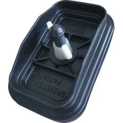 Afvoerstop voor Weidedrinkbak Prebac vierkant compleet met dichting (1 st./ pak)