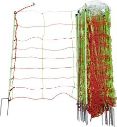 Tornado XL schrikdraadnet, combi 90 cm hoog met dubbele punt, 50m