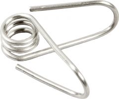 R.v.s. clip voor glasvezelpaal 10 mm (25 stuk / pak)