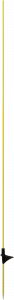Glasvezelpaal 1,60m, met trede (10 stk / pak)
