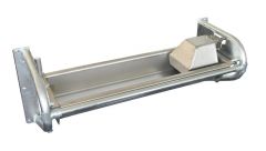 Platte zwenkdrinkbak 2,5 m – 90 liter (RVS, wandmontage)