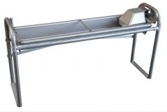 Platte Kantelbare Trog &ndash; 1,5 m | 55 liter | RVS | Bodemmontage