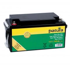 Patura Super-vliesaccu 12V / 50 Ah C100 onderhoudsvrij 