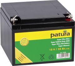 Patura Super-vliesaccu 12V / 32Ah C100 onderhoudsvrije gelaccu 