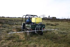 UTV precisie spuitboom 4,8 mtr met optionele ProSpuit Plus Elite 135 liter