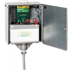 P4600 Schrikdraadapparaat 230V/12V, met veiligheidsbox en aardpen