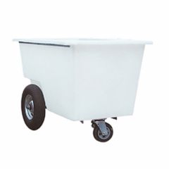 Voerwagen driewielig 360 ltr - WIT