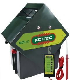 Batterijapparaat KOLTEC EC25, Incl. 8 traps tester