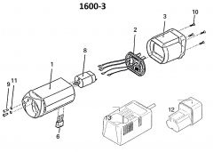 Motor 7,2V DC Liscop 1600