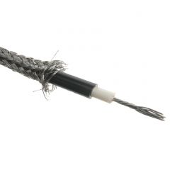 Grondkabel 10 mtr, HS-kabel met RVS/INOX mantel