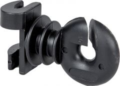 Extra isolator voor verenstaal paal rond en met oogisolator (25 stuk/pak)