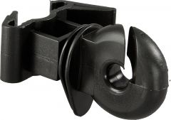 Ringisolator voor T-palen zwart (25 stuk)