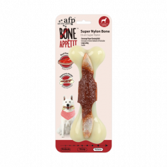 AFP  Bone Appetit - Super Nylon Bone - Beef Flavor Infused -LARGE