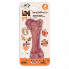 AFP  Bone Appetit-Crunch Rubber Bone Small