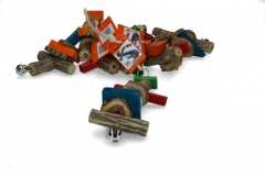 Birrdeeez Medium Variety 6-Pack Bird Toy