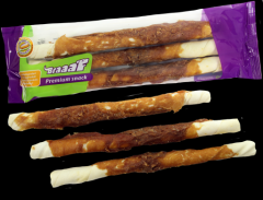 Braaaf Rawhide Twister Eend (3 st.) - 25 cm
