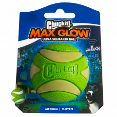 Chuckit Max Glow Ultra Squeaker