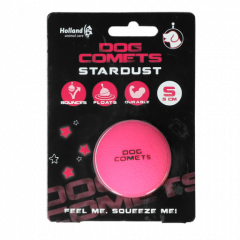 Dog Comets Ball Stardust Roze S