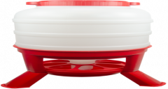 Gaun Pluimvee Voertoren Hopper op Pootjes Rood 40 l