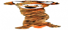 KONG Jumbo Stretchezz Tijger