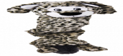 KONG Jumbo Stretchezz Sneeuwluipaard