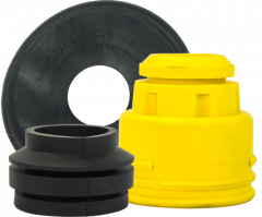 Lam redder Small zwart rubber Diaphragm  25mm