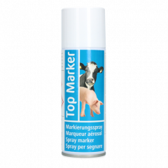 Merkspray voor vee groen Blauw