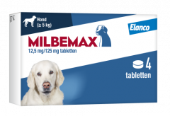 Milbemax Tabletten Hond Groot 5-75kg 4 tabl.