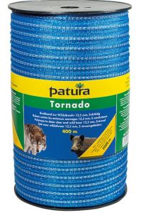 Tornado schriklint 400 meter, blauw, 12,5 mm