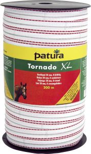 Tornado XL lint 20 mm wit/rood, 400 meter 