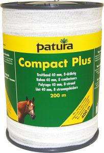 Compact Plus lint 40 mm wit, 200 meter rol