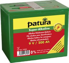 Super Alkaline Batterij 9V 200Ah, groot