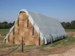 Afdekdoek 10x15m set voor hooi stro mest en voederbieten
