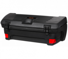 Hardcase achterkoffer voor quads. ATV Koffer met reflectors en sluitingen