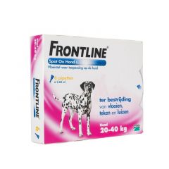 Frontline hond L 20-40 kg 6 pipetten