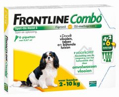 Frontline Combo hond S 2-10 kg 6 pipetten